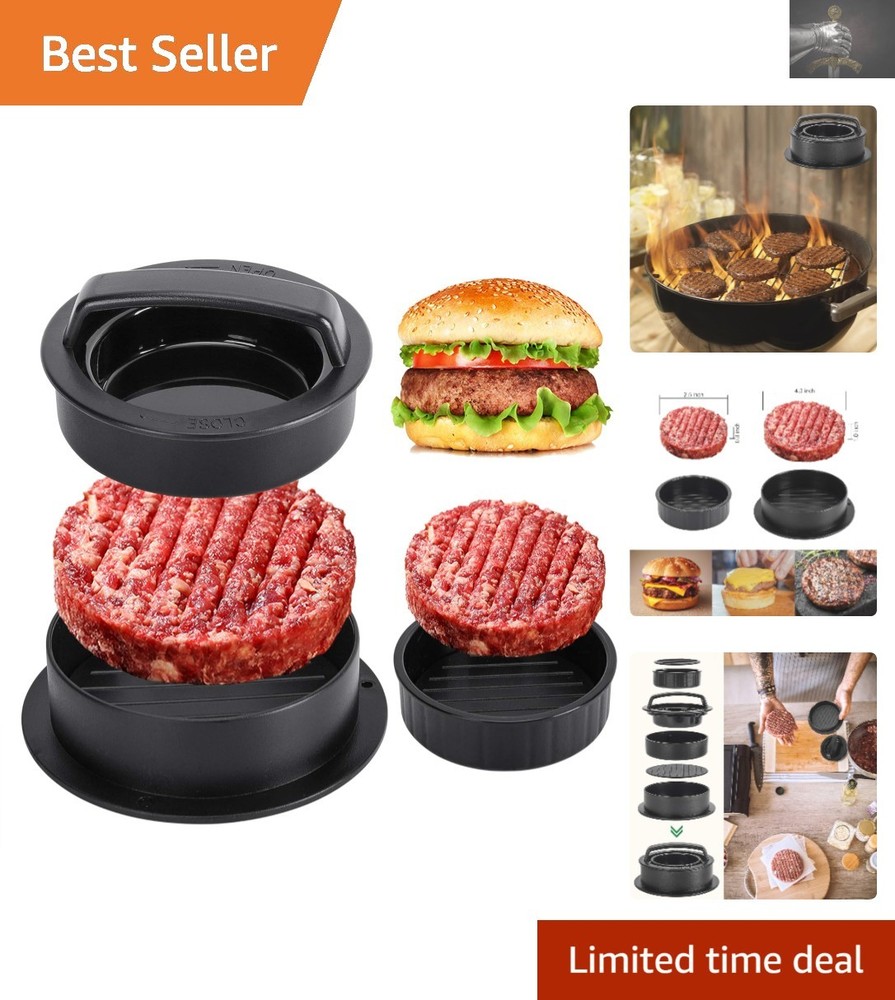 Ultimate Burger Press and Patty Maker with Easy Release Feature & Gift Idea