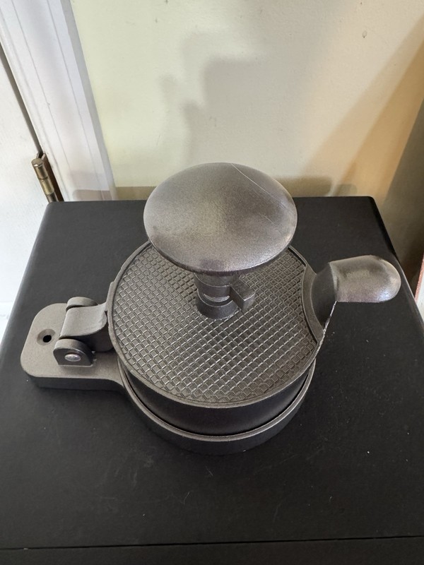 Burger Single Press Cast Aluminum Nonstick Adjustable Hamburger Mold Heavy Duty gallery