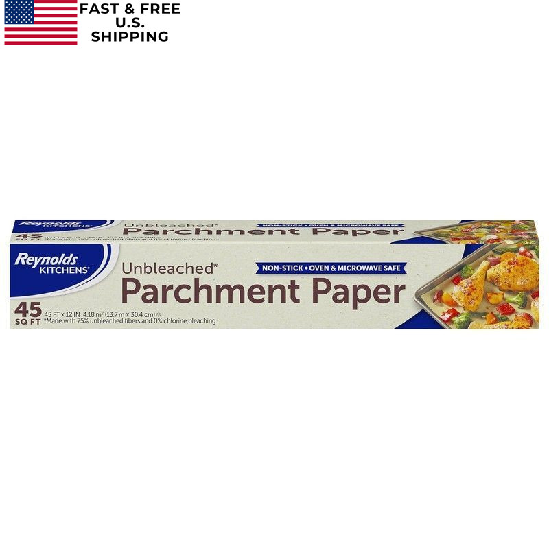 Reynolds Kitchens Unbleached Parchment Paper 45 Sq Ft (Pack of 1), Brown gallery