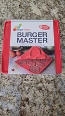 NIP Burger Master Innovative 8-in-1 Burger Press & Freezer Container Silicone
