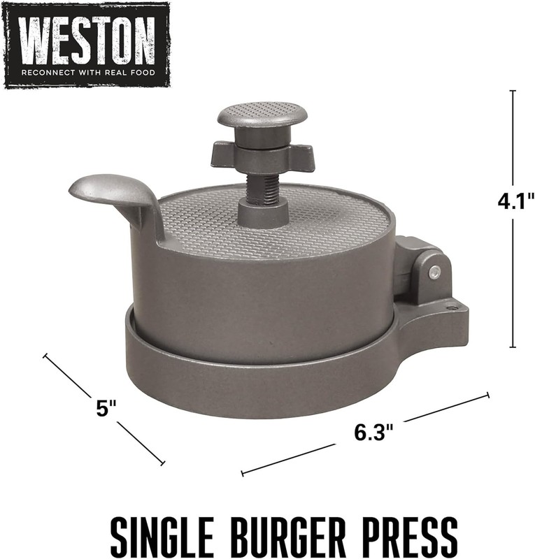 Burger Press, Makes 4 1/2" Diameter Patties for Hamburger, Crab Cakes, Sausage, gallery