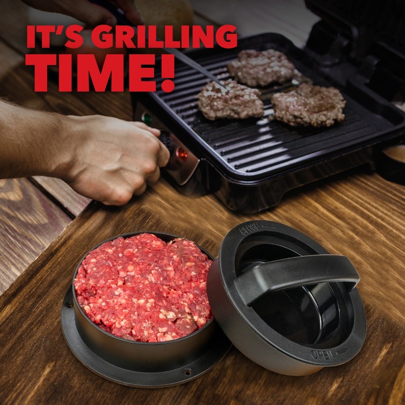 Burger Press Hamburger Patty Maker Stuffed Smash Burgers Mini Sliders Press Kit gallery