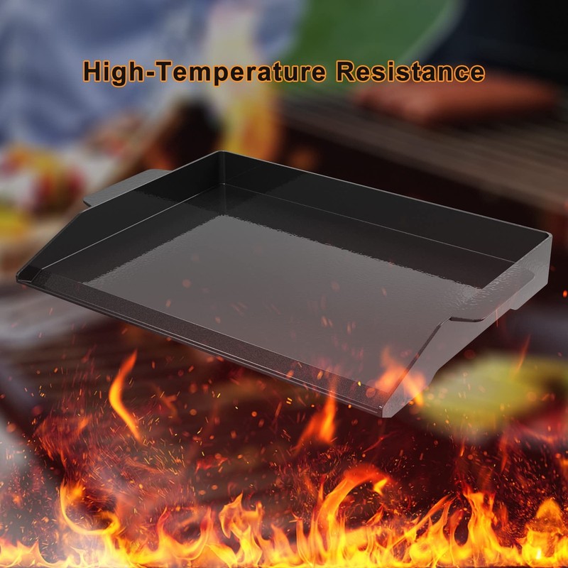 Onlyfire Universal Enamelled Cast Iron Cooking Griddle, Nonstick Co... Fast Ship gallery