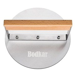Stainless Steel Smashed Burger Press 6 Inch Round Burger Smasher Griddle Hamburg