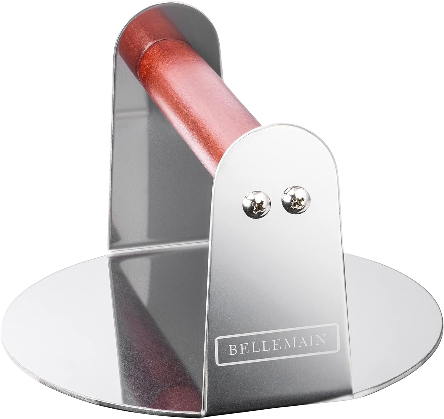 Bellemain Burger Smasher for Griddle | Stainless Steel 6" Round Smash Silver gallery