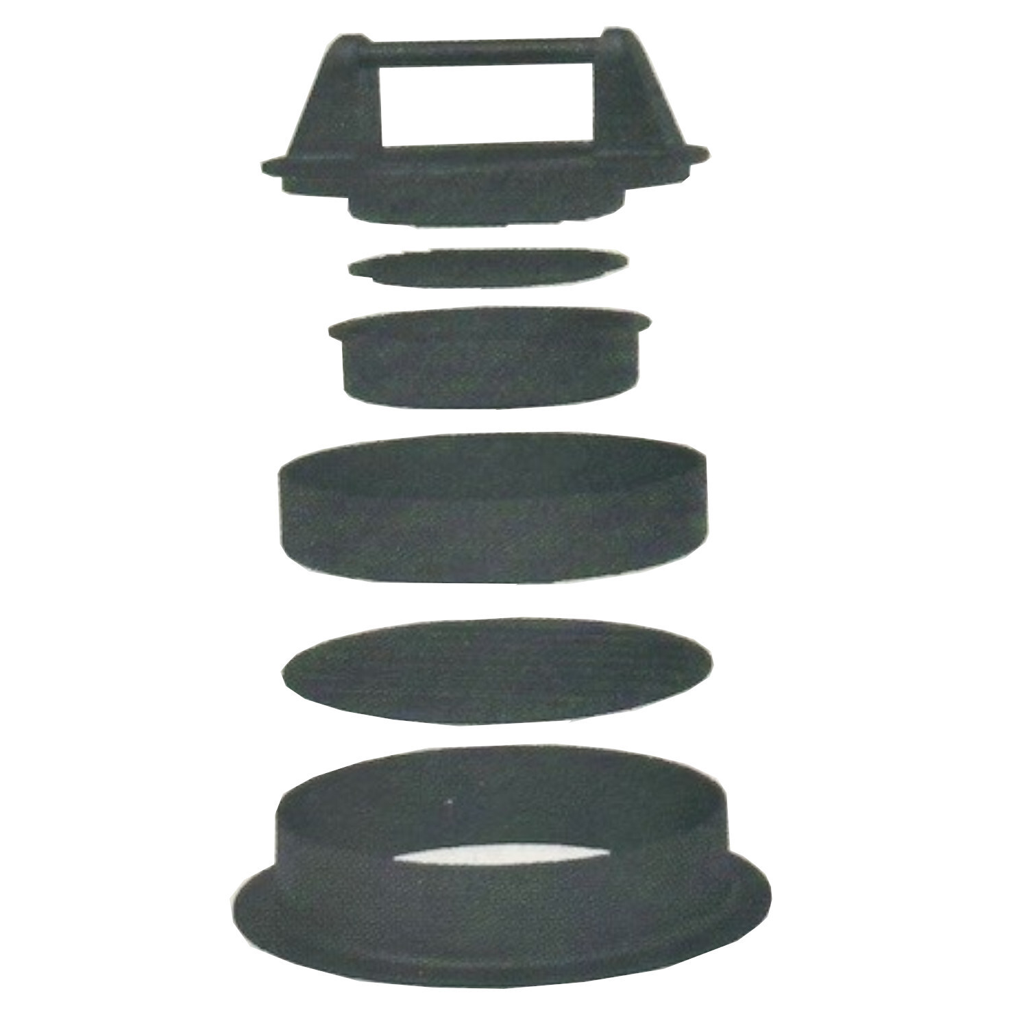 Ernesto Burger Press Set 6-Piece Burger Bun Molds Dishwasher Safe BPA-Free gallery