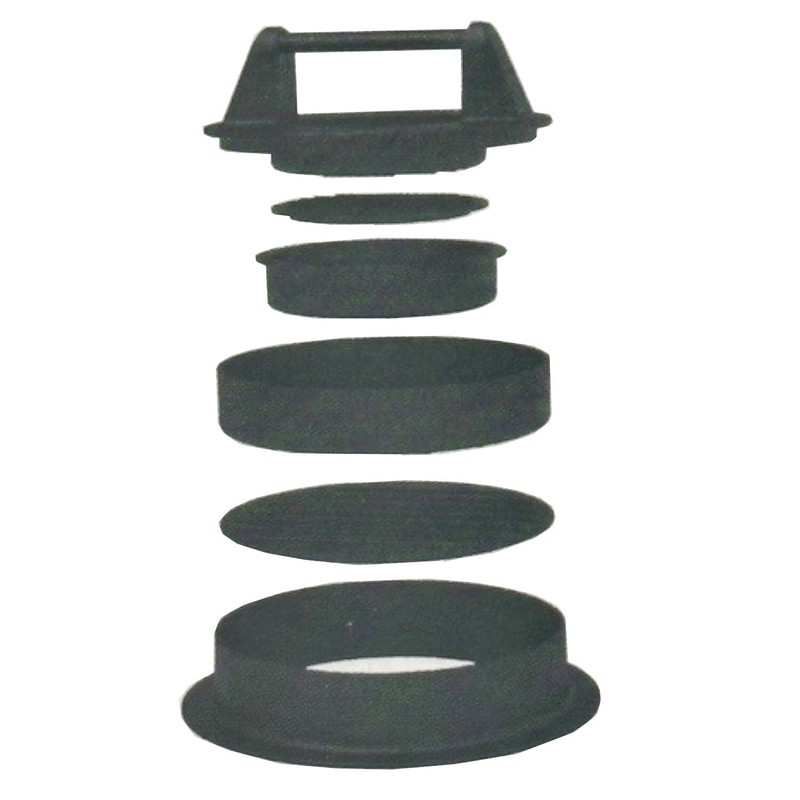 Ernesto Burger Press Set 6-Piece Burger Bun Molds Dishwasher Safe BPA-Free gallery