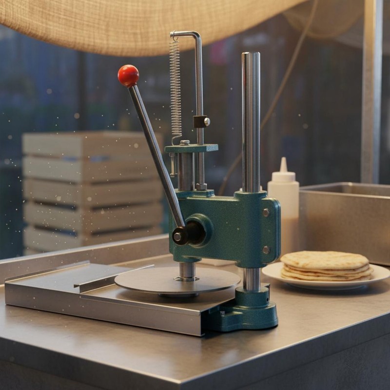 Manual Pastry Quick-Press Shaping Pastry Flattening Press Small Size for Bakery gallery
