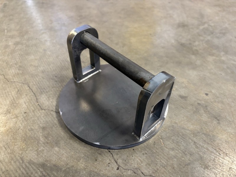 Heavy Steel smash burger press 3/8” Thick Steel Plate 5+ Lbs. gallery