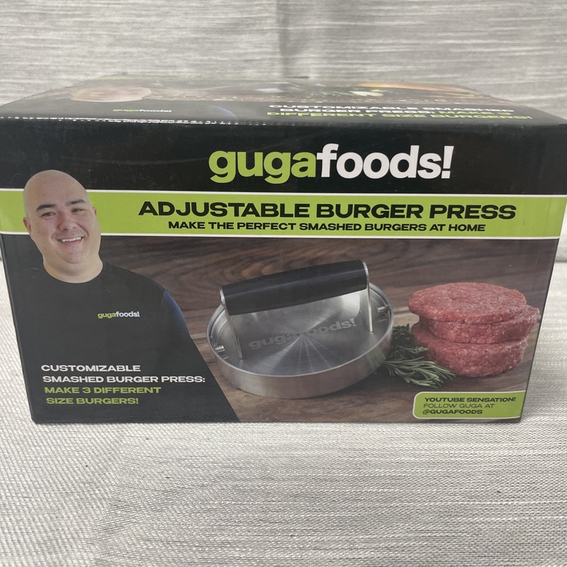 Guga Foods! Adjustable Burger Press Make The Perfect Smash Burger gallery