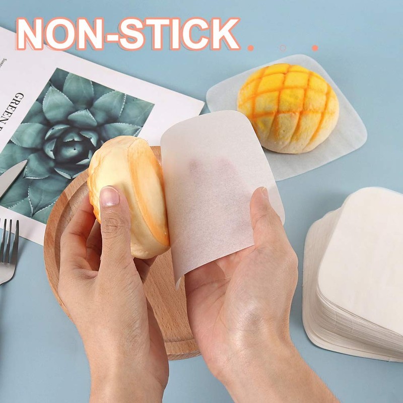 Square Parchment Paper 6x6Inch, Set of 300, Patty Paper,Non 6inch, White gallery