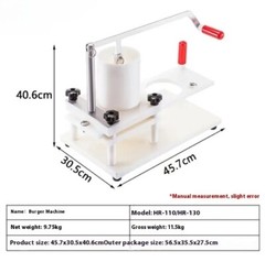 Commercial Hamburger Forming Machine Manual Hamburger Patty Maker Burger Press