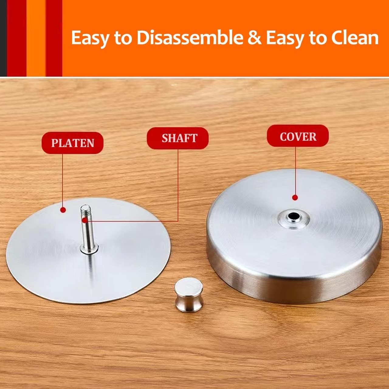 304 Stainless Steel Hamburger Press Patty Maker for BBQ Grill gallery
