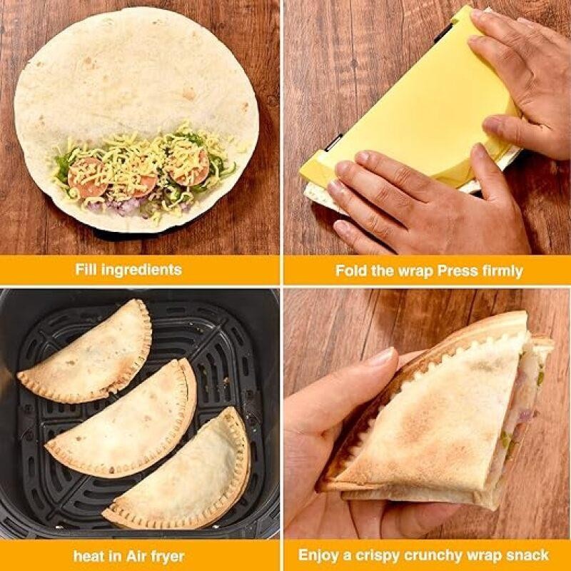 Double Sided Diy Sandwich Maker Mold Toast Press Sealer Pocket Cutter Kitchen gallery