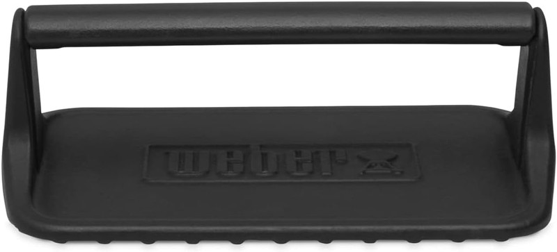 Griddle Press – Heavy‑Duty Cast‑Iron Press for Bacon, Burgers & Paninis with Non gallery