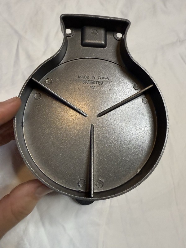 Single Hamburger Press Heavy Duty Cast Aluminum Patty Maker Adjustable Thickness gallery