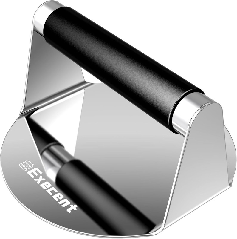 Effortless Cleanup 5.5-Inch Stainless Steel Burger Press: Dishwasher Safe Tool gallery