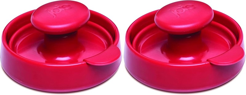 Burger Press & Patty Maker LFGB Approved & BPA Free One Size Red gallery
