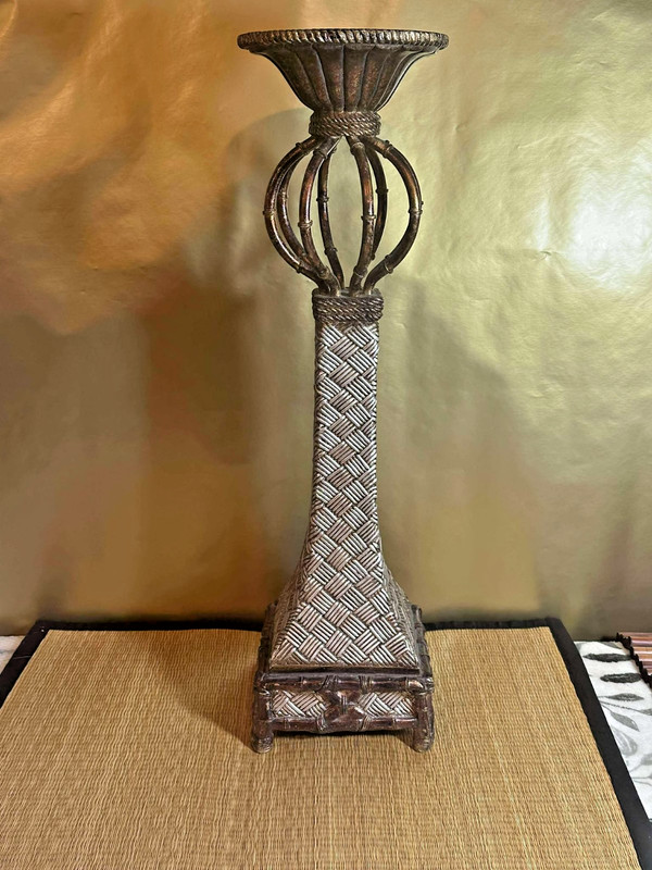 Decorative Pillar Candle Holder – Elegant Metal Stand for Home or Event Decor gallery