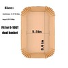100 Pcs Air Fryer Parchment Paper 8.6*5.5"Rectangle-100pcs, Wood gallery