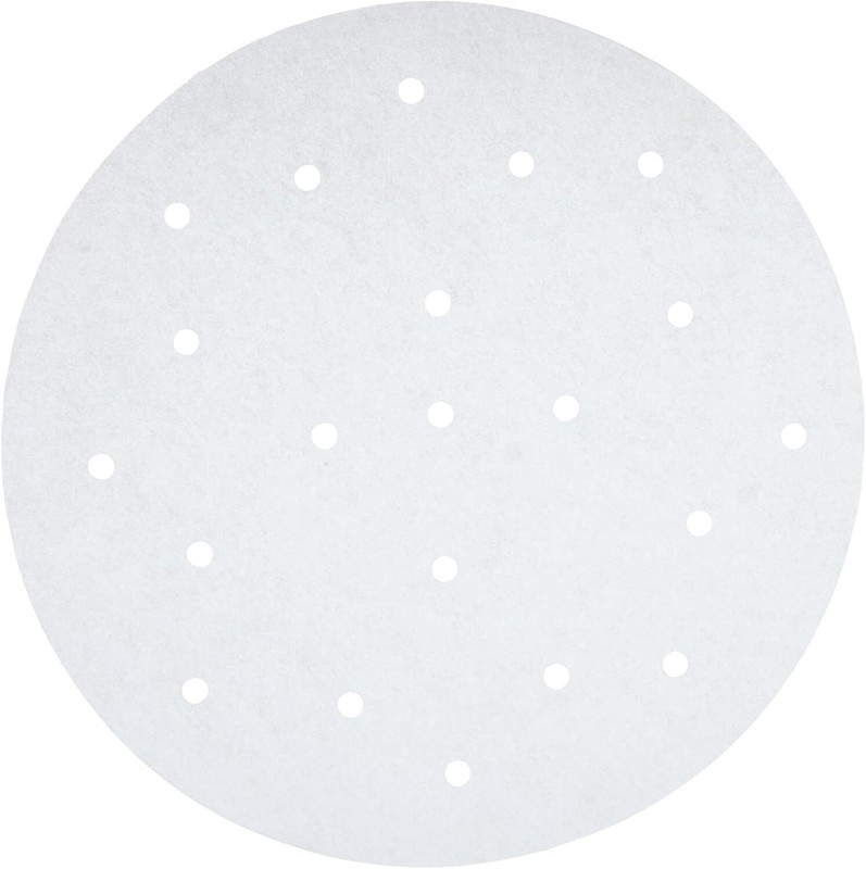 Juvale 100 Pack Round Air Fryer Liners with Holes for 8 inches, White, 8 Inch gallery