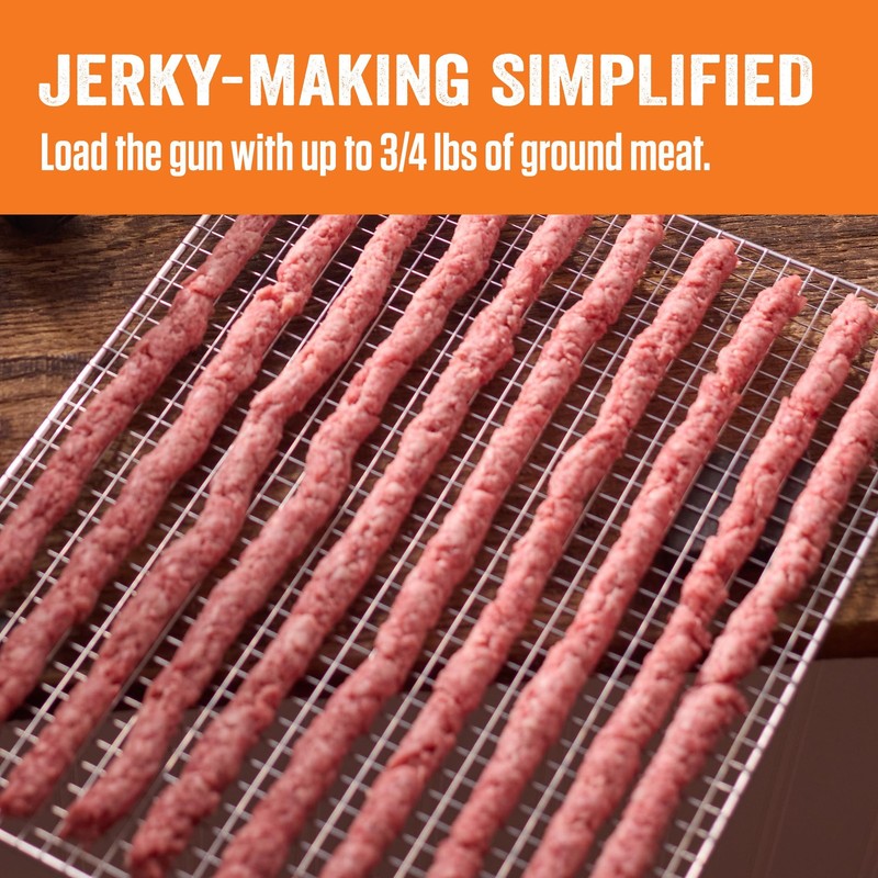 LEM Products Jerky Gun, Heavy-Duty Beef 12 Ounce (Pack of 1), silver gallery
