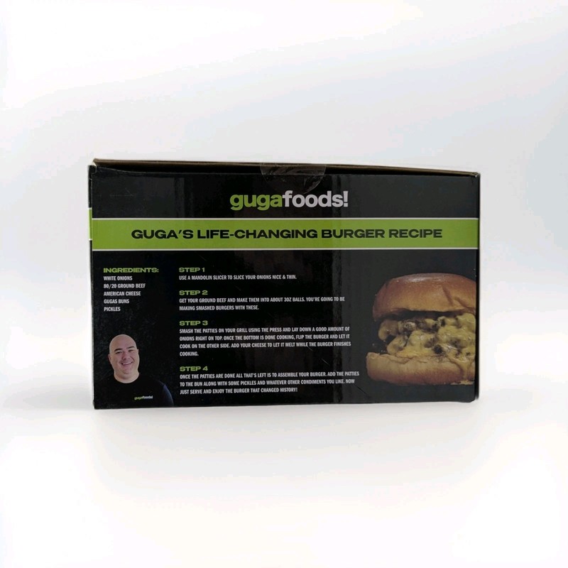 Guga Foods Adjustable Burger Press Kit – Stainless Steel, 3 Sizes, NEW gallery