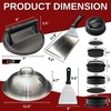 Smash Burger Press Kit with 7 in Grill 12 in Melting Dome & Accessories BBQ gallery