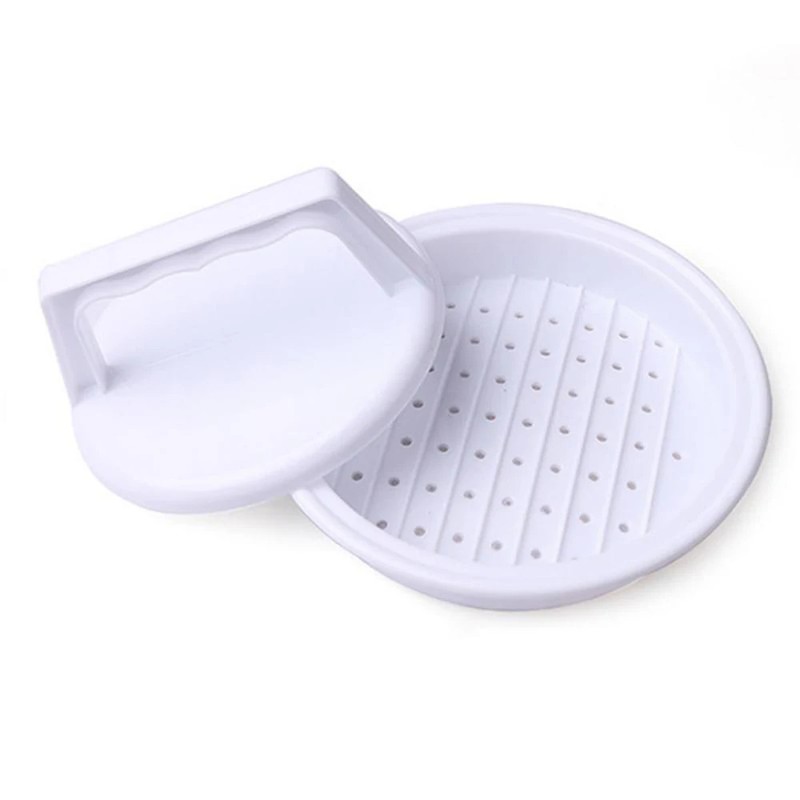 1pc Hamburger Press Plastic Burger Maker BBQ Kitchen Tool gallery