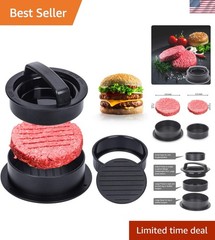 Burger Press, Hamburger Press Patty Maker With 100Pcs Hamburger Patty Paper, …