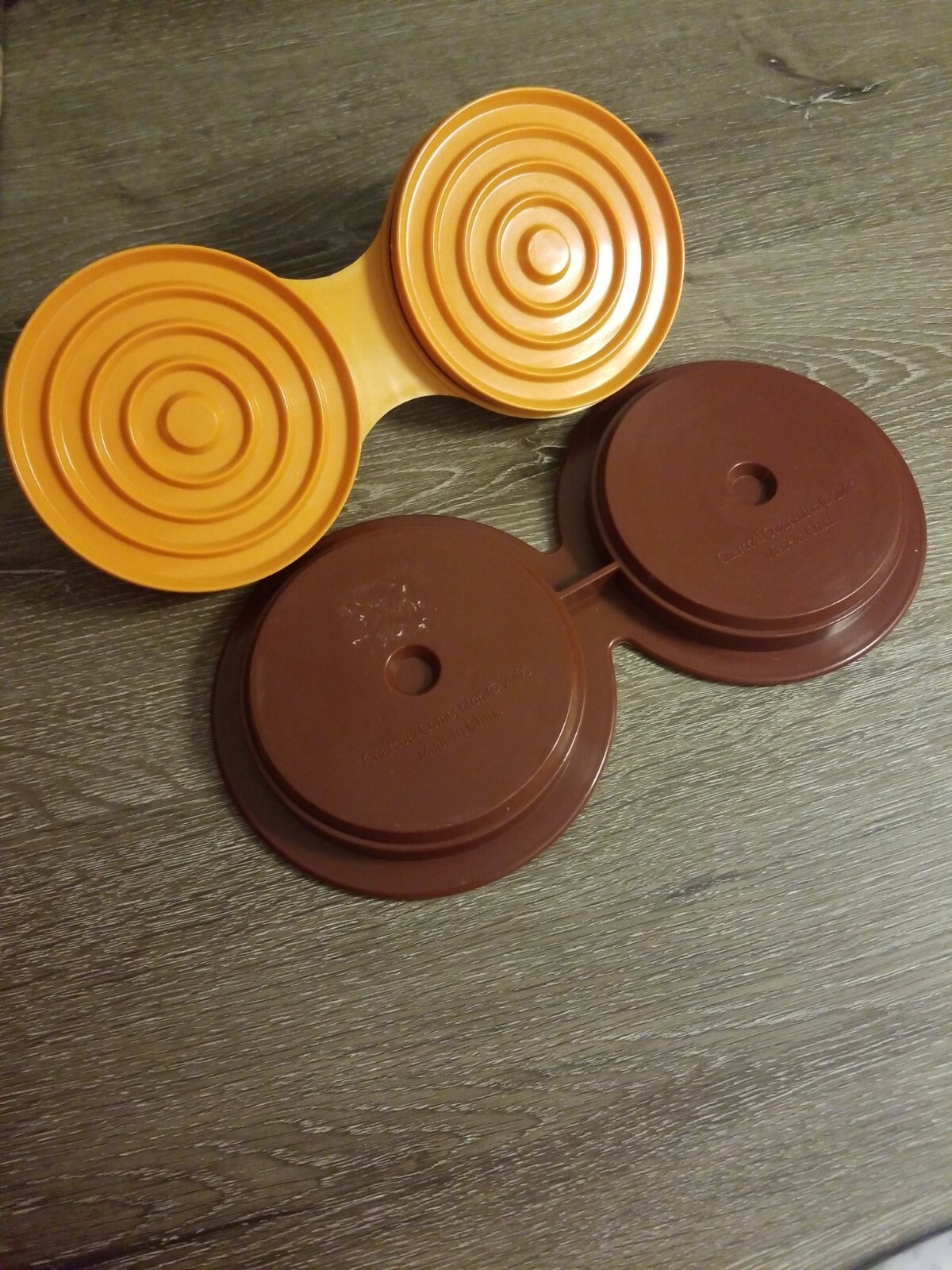 2005 Charcoal Companion Hamburger Patty Veggie Stuffed Burger Mold Grill gallery