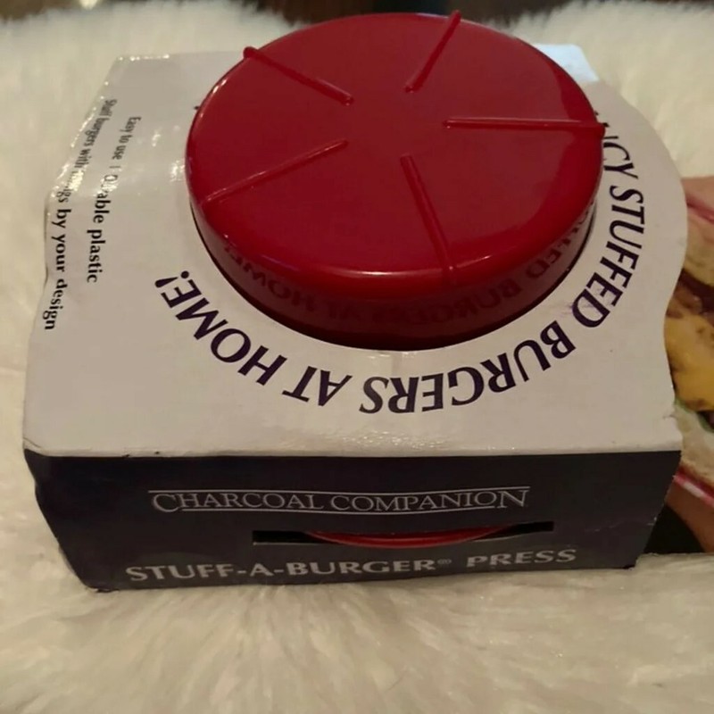 Jucy Lucy Stuff A Burger Burger Press by Charcoal Companion gallery