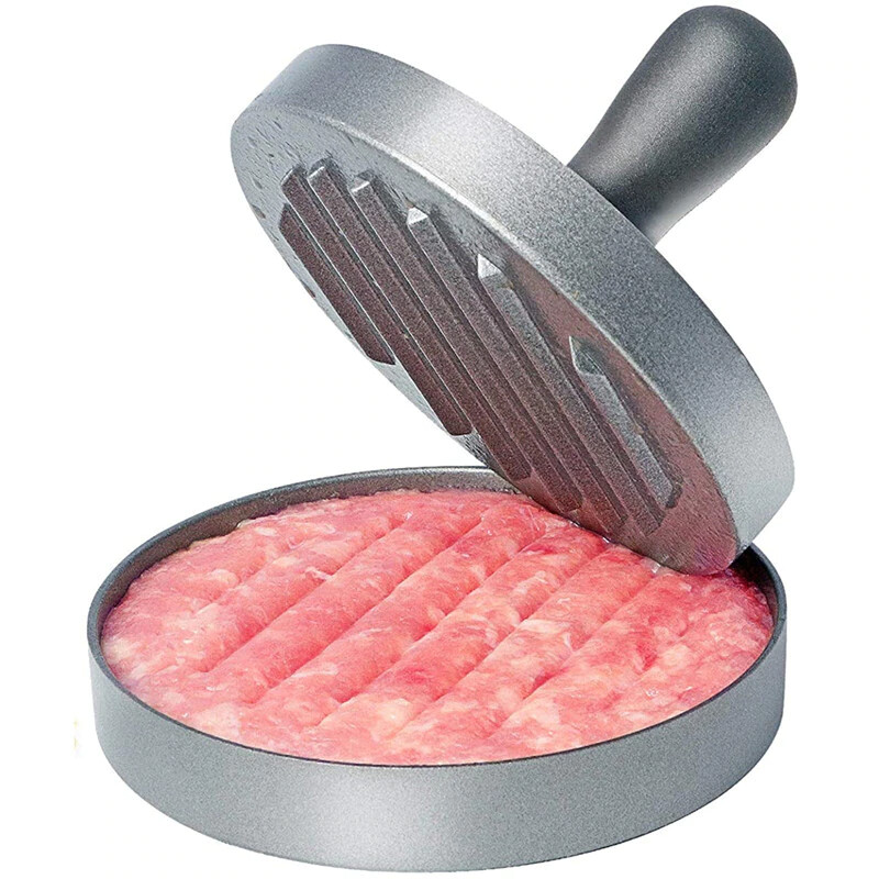 Round Shape Hamburger Press Patty Hamburger Meat Beef Kitchen Food Mold Tool NEW gallery