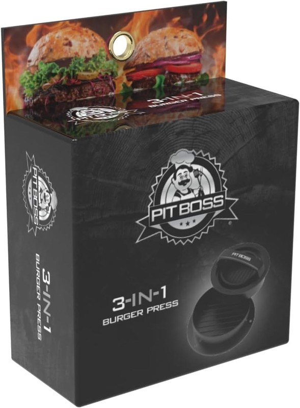 3-in-1 Black Burger Press - Create Perfect Sliders, Patties, and Stuffed Burgers gallery