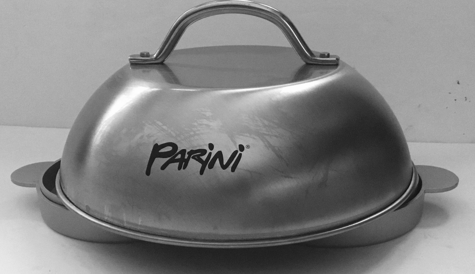 Double Burger Press & Cheese Melting Dome 8.75" Non-Stick Grilling New by Parini gallery