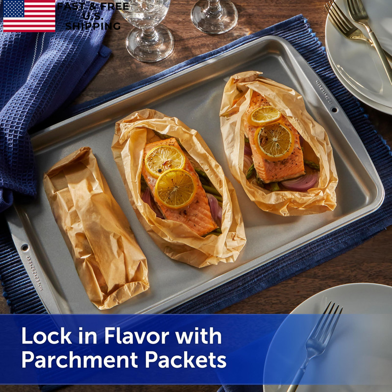 Reynolds Kitchens Unbleached Parchment Paper 45 Sq Ft (Pack of 1), Brown gallery