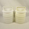 Tupperware Hamburger Press Lot #884 * 2 Handles, 10 Keeper Trays, 2 Ring Collars gallery