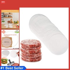 Burger Patty Paper Rounds 4.5 Inch 200 Pack Nonstick Parchment for Hamburger