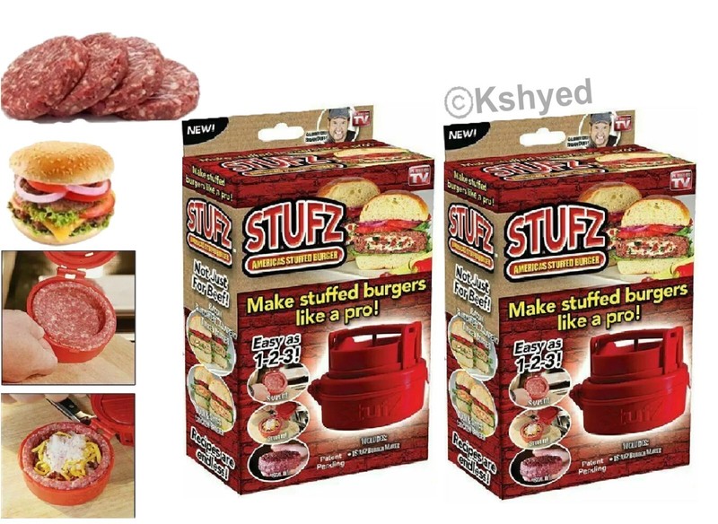 (2 Pack) STUFZ Americas Stuffed Burger | Make Burgers Like a Pro, As-Seen-On TV gallery