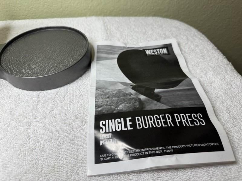 BURGER PRESS NON STICK HEAVY DUTY HAMBURGER PATTY PRESS MINT gallery