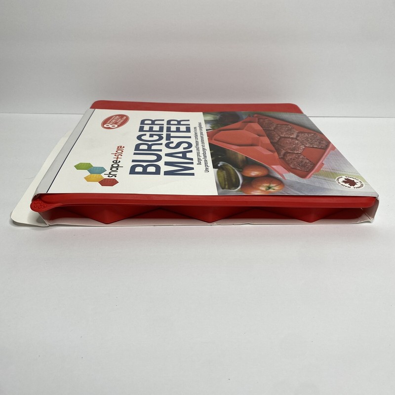 Burger Master 8-in-1 Burger Press and Freezer Container Shape+Store Dishwasher gallery