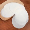 Hamburger Patty Pads 100pcs Disposable 11cm Round Food Paper Non-stick Oil New gallery