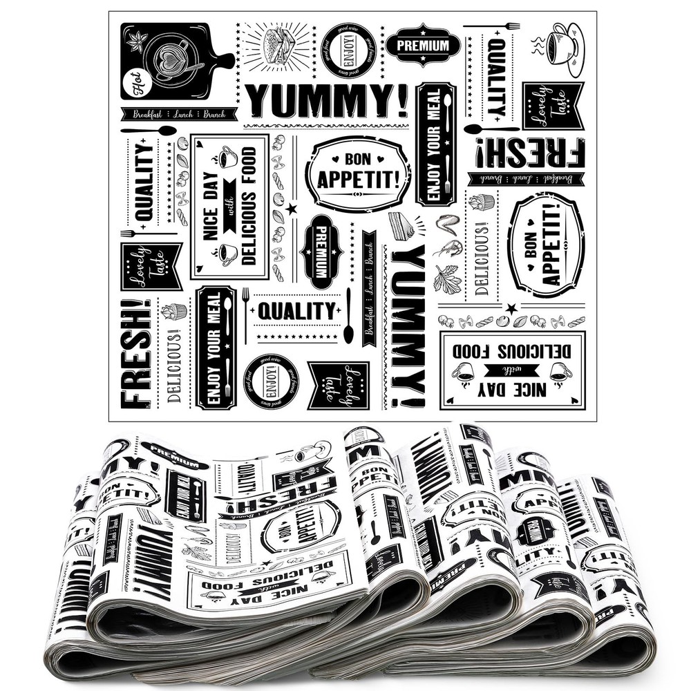 Seajan 13x15.8 Inch Newsprint Wax Paper Sheets Newspaper 13 x 15.8 inches