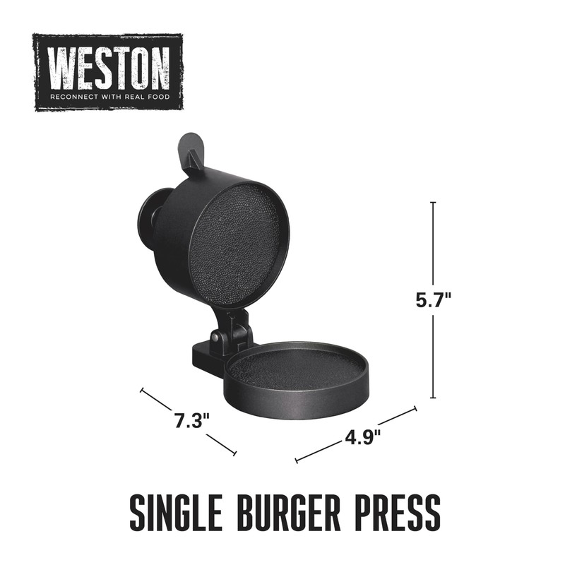 Weston Hamburger Crabcake and Sausage Press Makes 4 1/2 In Diameter gallery