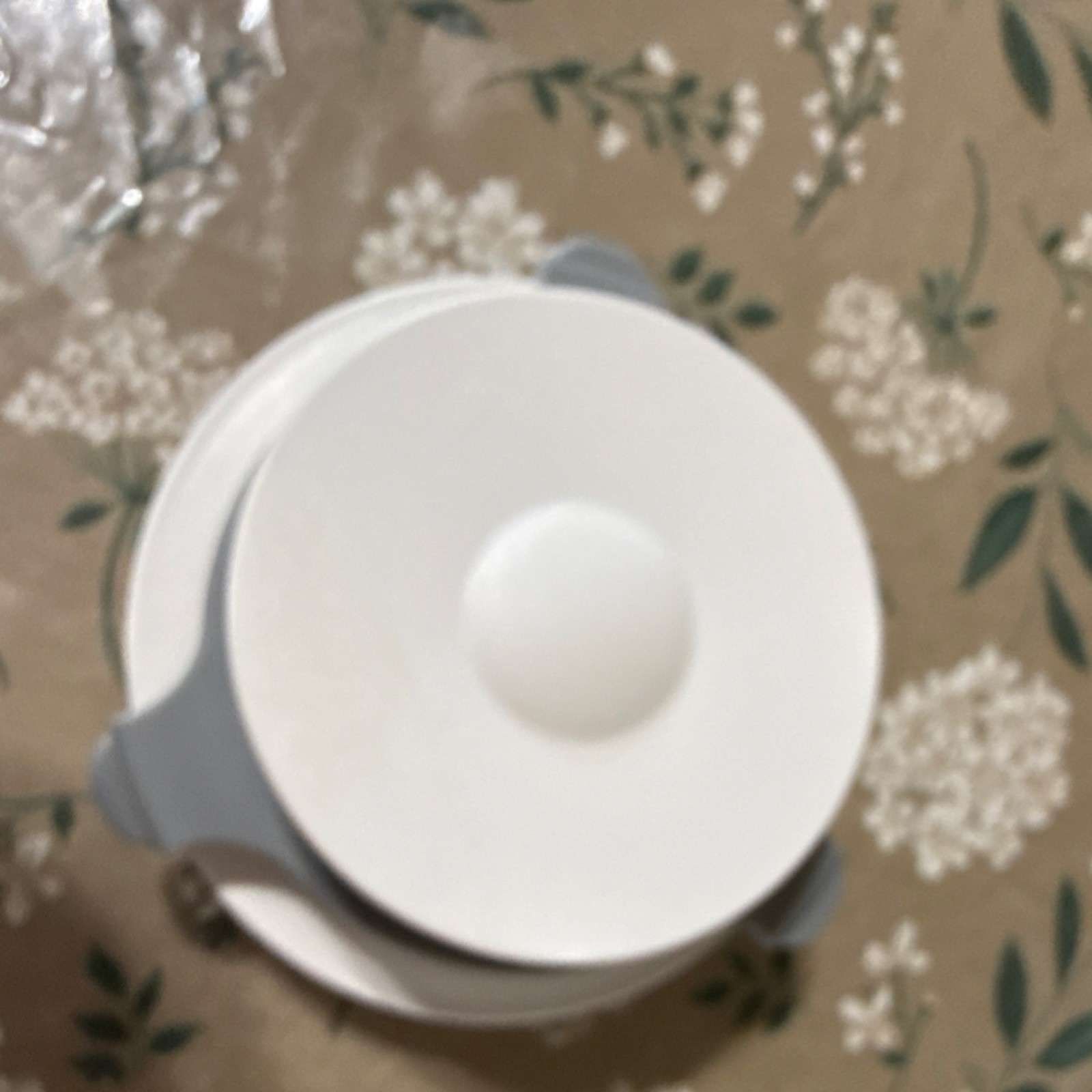 Pampered Chef Burger Press Medium 5in White Gray Plastic Dishwasher Safe gallery