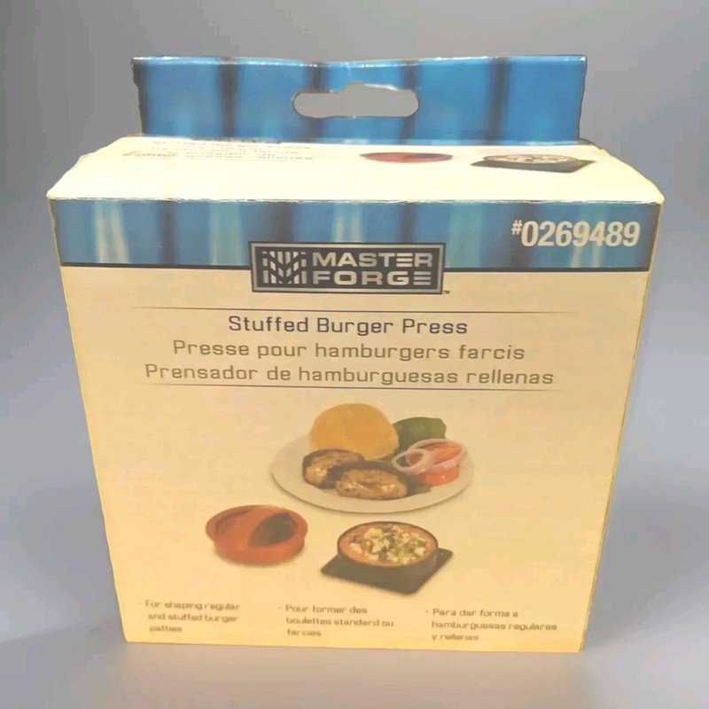 Burger Hamburger Press Shaper Regular & Stuffed Patties Press Grill Tool gallery