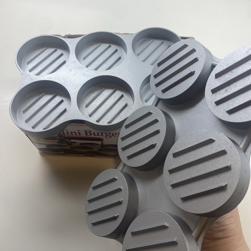 Norpro Mini Burger Press for 6 Sliders 20oz Non-Stick Aluminum gallery