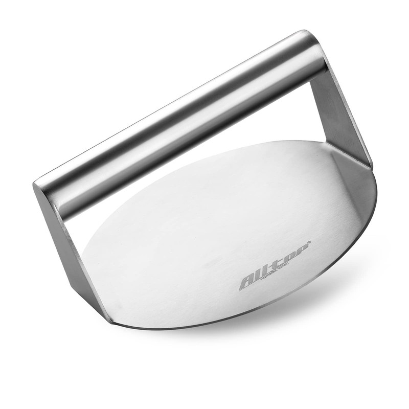 ALLTOP Smash Burger Press -Grill Essential,Stainless Steel 5.5 Inch, Silver gallery