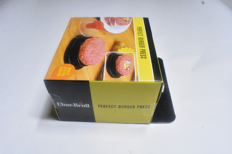 Char-broil "Perfect Burger Press" BPA FREE Makes Stuffed Burgers w/o a mess MIB gallery