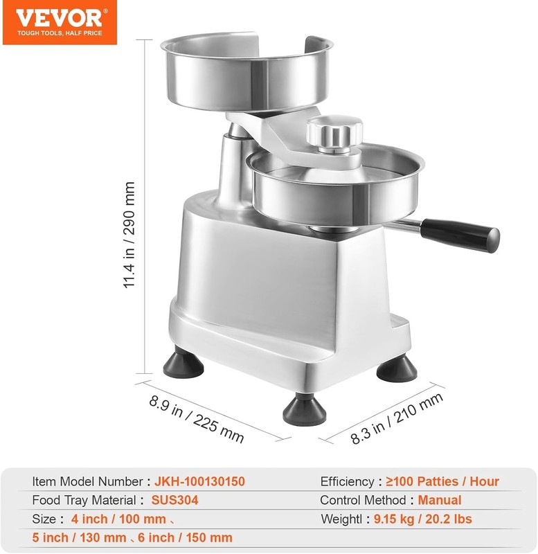 Commercial Burger Patty Maker, Hamburger Beef Patty Maker gallery